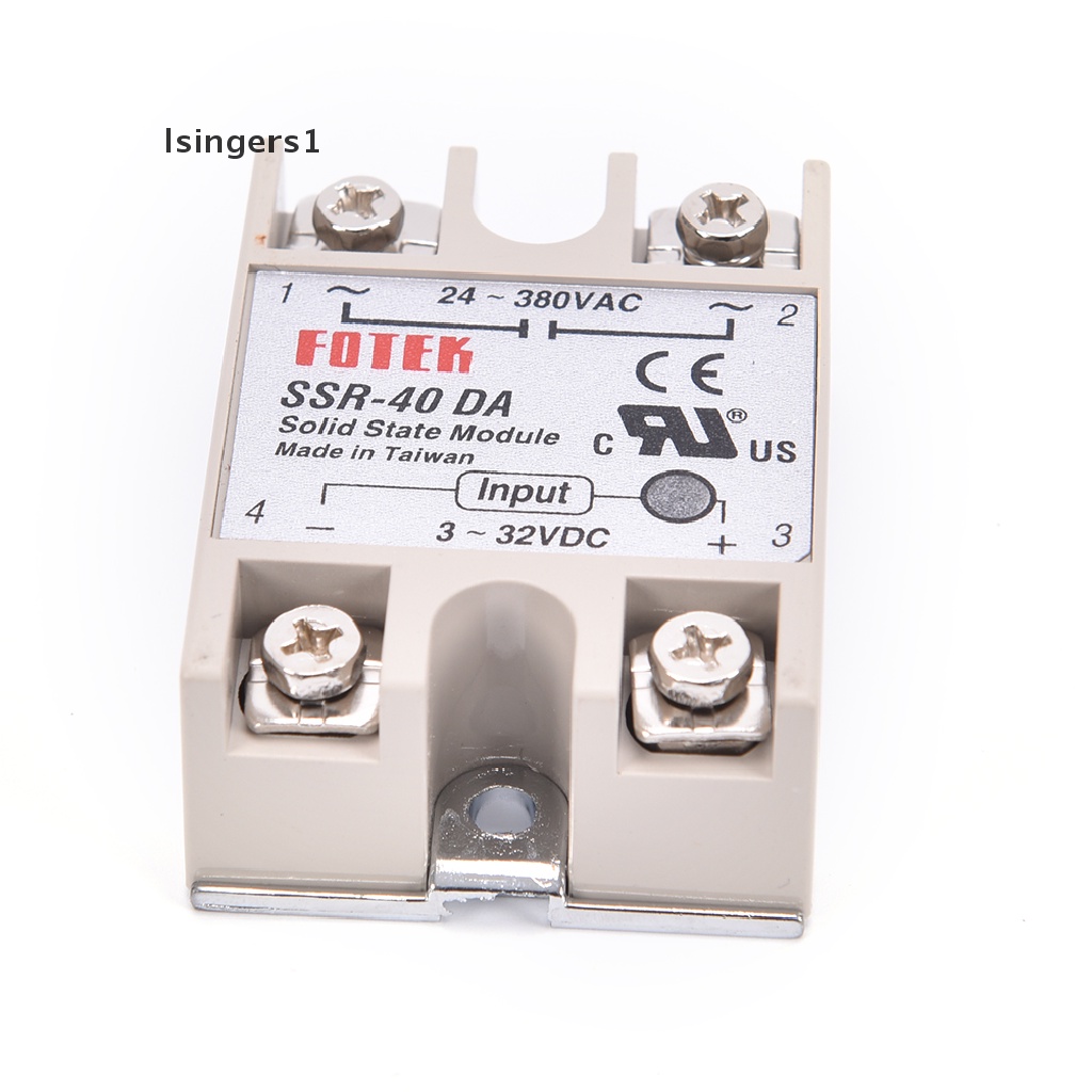 (lsingers1) Ssr 40A Relay Solid State 40A DC control AC