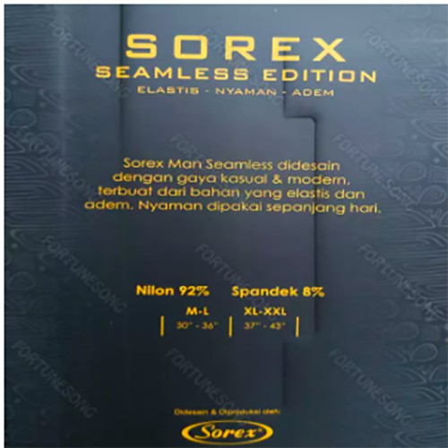 [PILIH WARNA] Celana Dalam Pria Boxer Sorex Sport Tanpa Jahitan / Sorex Men Boxer Seamless