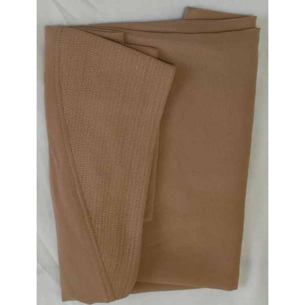 khimar malika mini ceruty bebydoll pad antem-moca