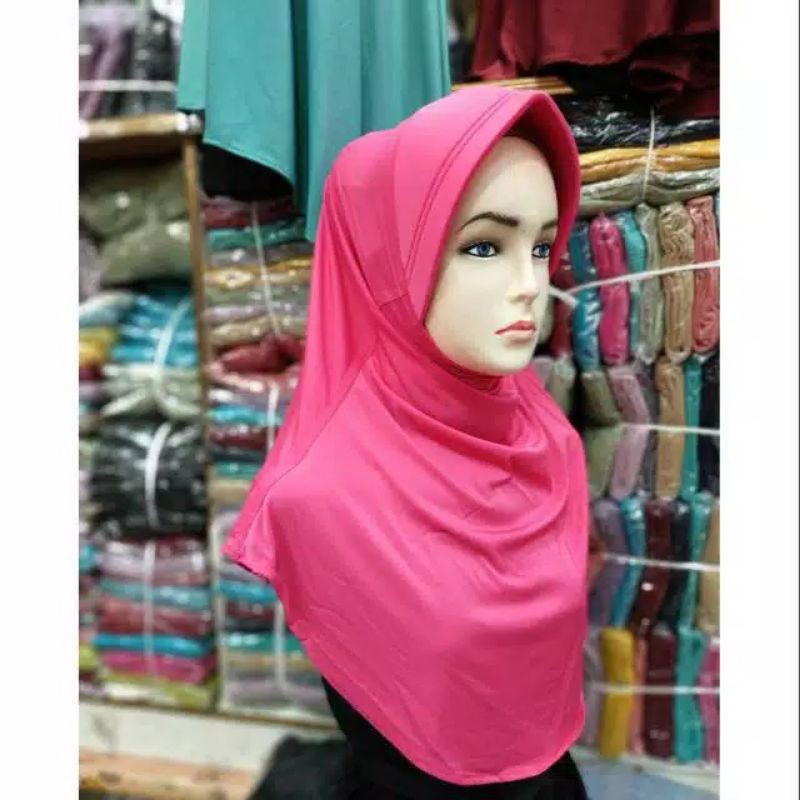BERGO SNADA / BERGO GARIS PINGGIR / BERGO LAYANG / HiJAB INSTANT-Pink