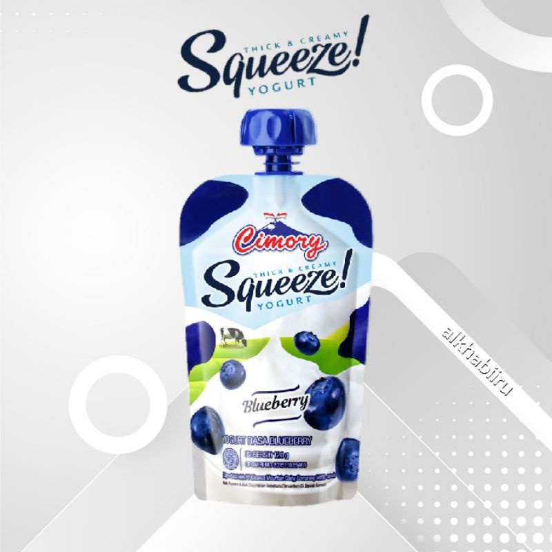 

Yogurt Squeeze Cimory Blueberry 120g