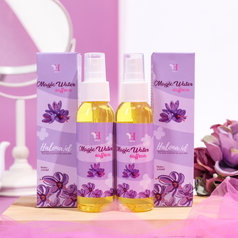 MAGIC TONER SAFFRON WITH ZAM ZAM WATER BY HALONA.ID