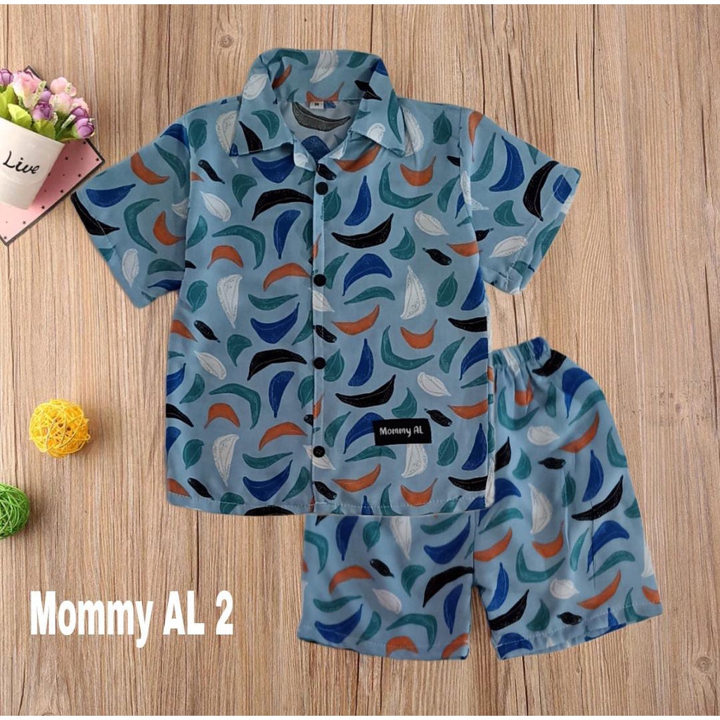 [MOMMY AL]SETELAN BAJU  RAYON ANAK 1-5 Tahun/PIYAMA ANAK/RAYON/OOTD