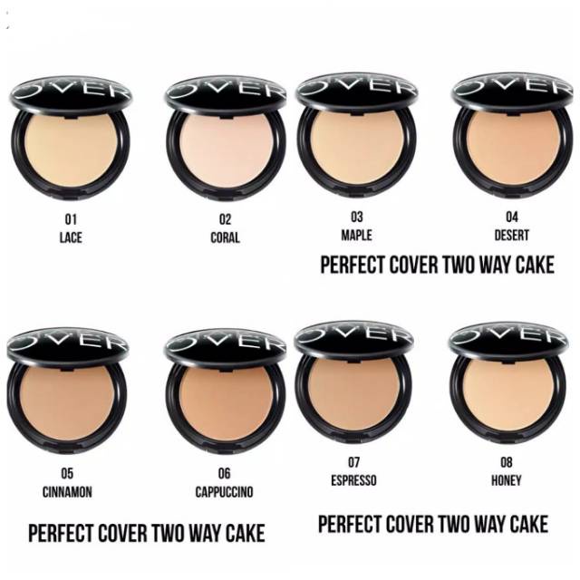 Make over Perfect Cover Two Way Cake 12gr (FULL/REFILL) - Bedak Padat