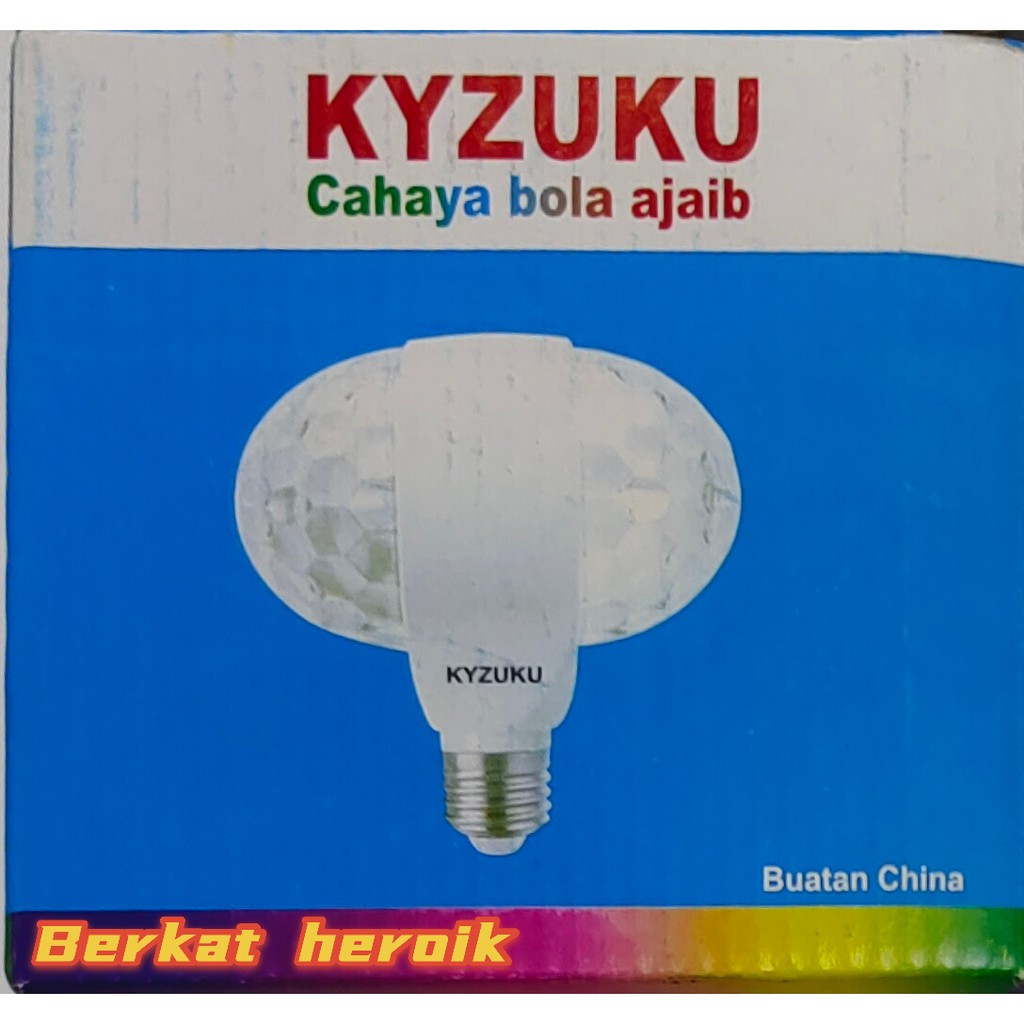 Lampu LED Kelap Kelip/Disco &quot;Kyuzuku&quot; Cahaya Bola Ajaib 6W