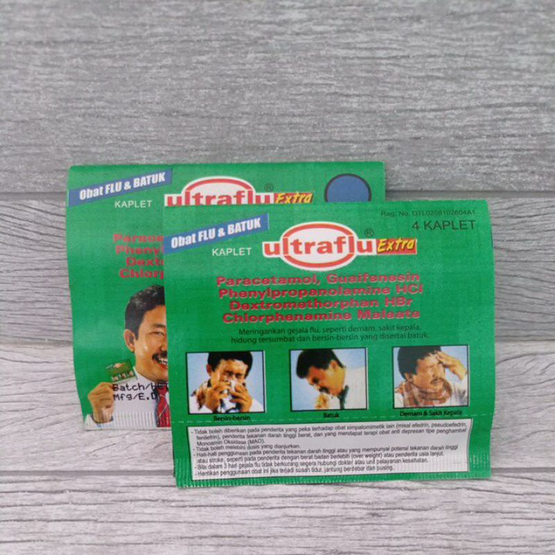 Ultraflu Extra (strip) kemasan baru