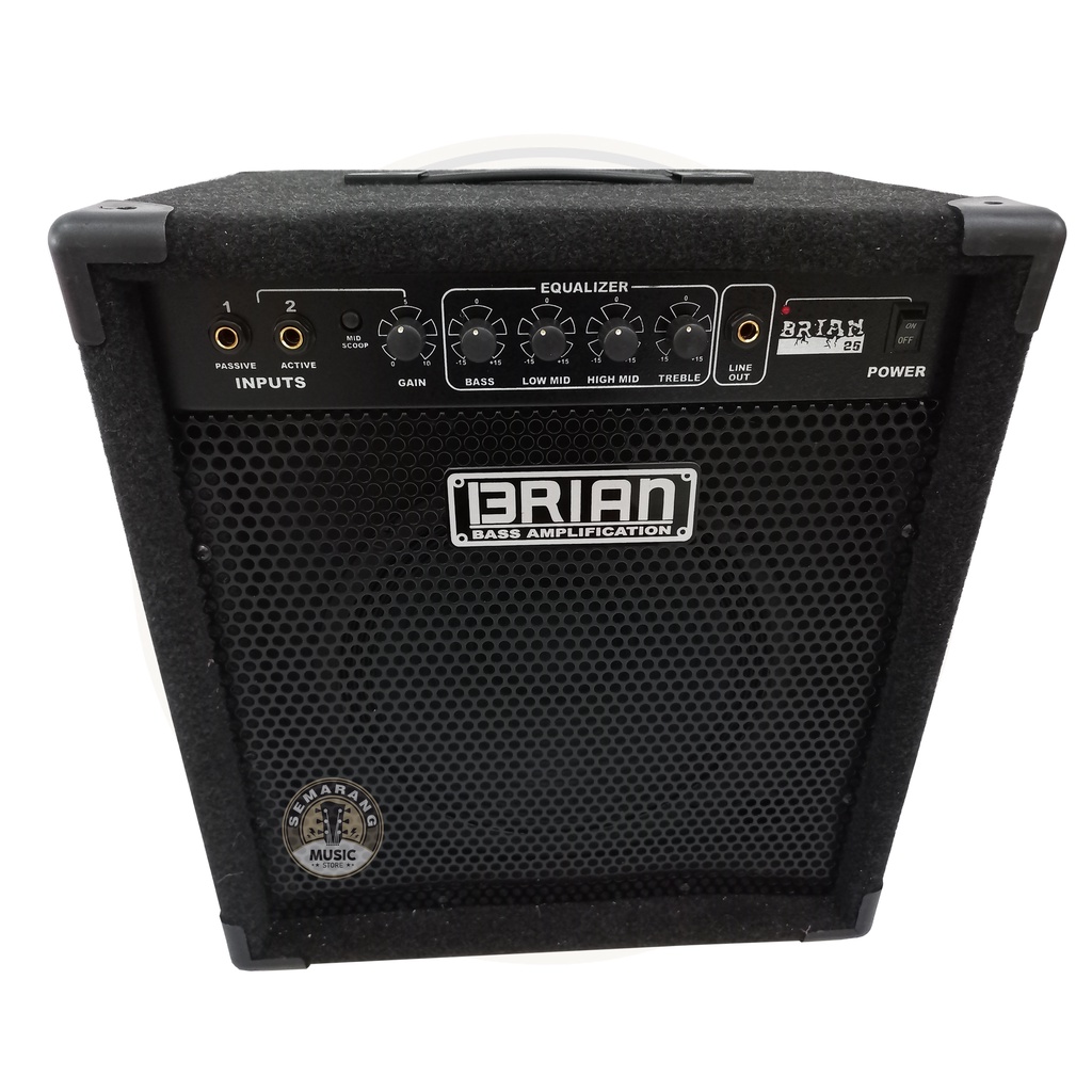 Ampli Bass Amply Gitar dan Bass Amplifier Brian 10&quot; inch