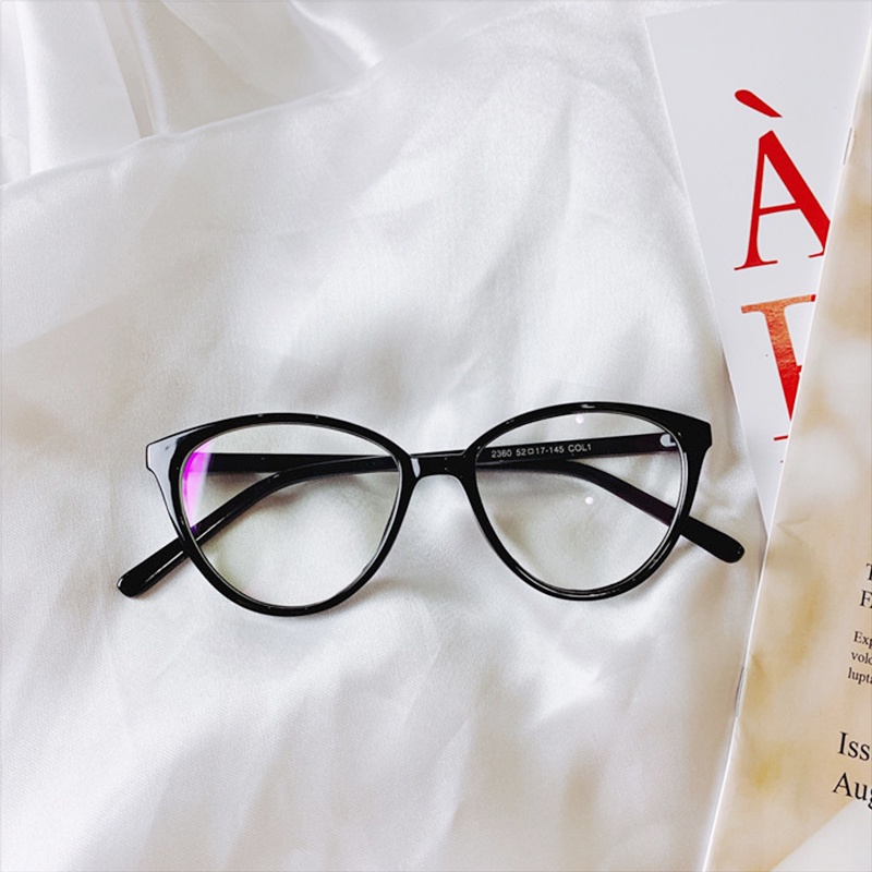 COD Frame Kacamata leopard Anti Radiasi Korean Fashion Kacamata Bulat Cat Eye Eyeglasses Versatile Optical Wanita ANTOP