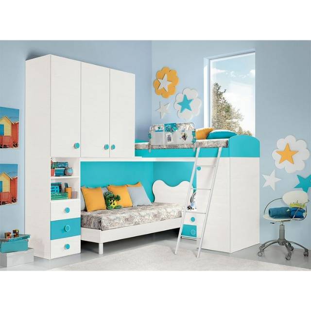 Bed tingkat anak, tempat tidur anak, bed susun, ranjang susun anak, ranjang tingkat