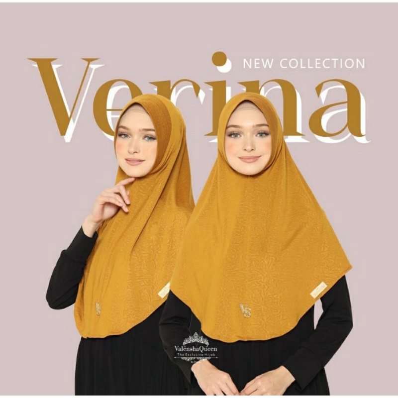 Khimar Instan Verina original Valenshaqueen Hijab // Bergo Daily Jersey