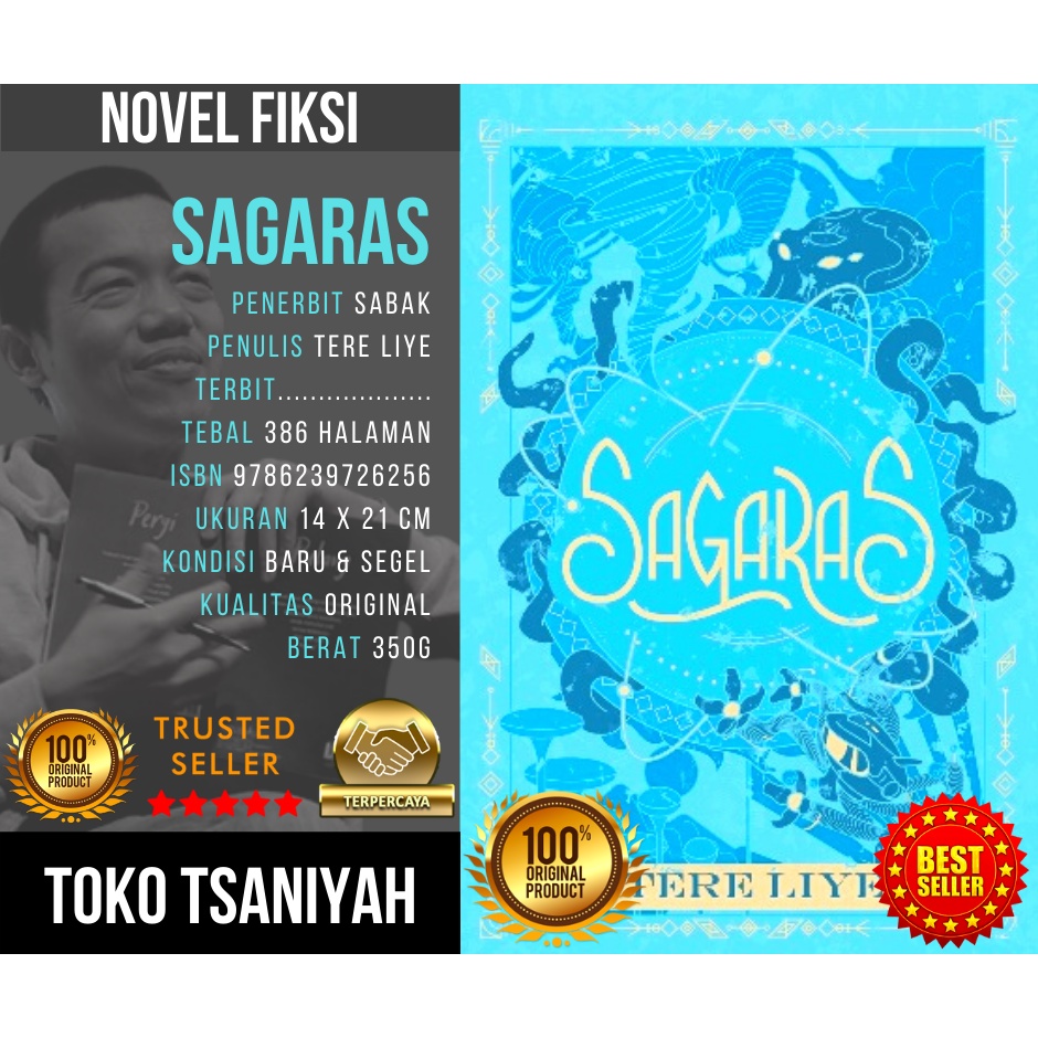 Buku Novel Sagaras Tere Liye Original Novel Fiksi Remaja Novel Fantasi Bahasa Indonesia Novel Tere L
