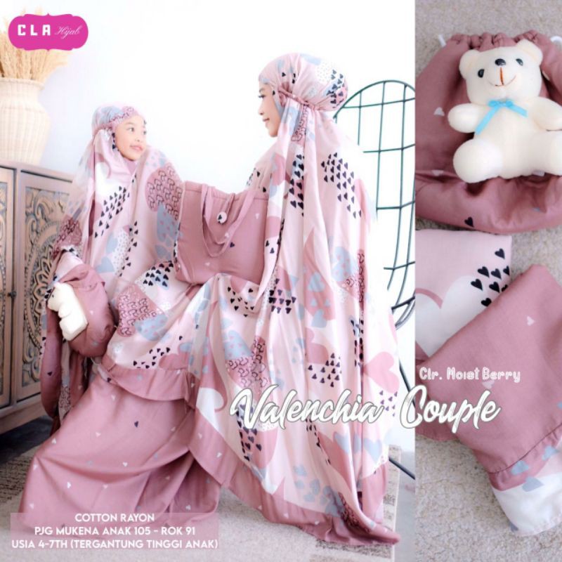 valenchia couple mukena cla hijab