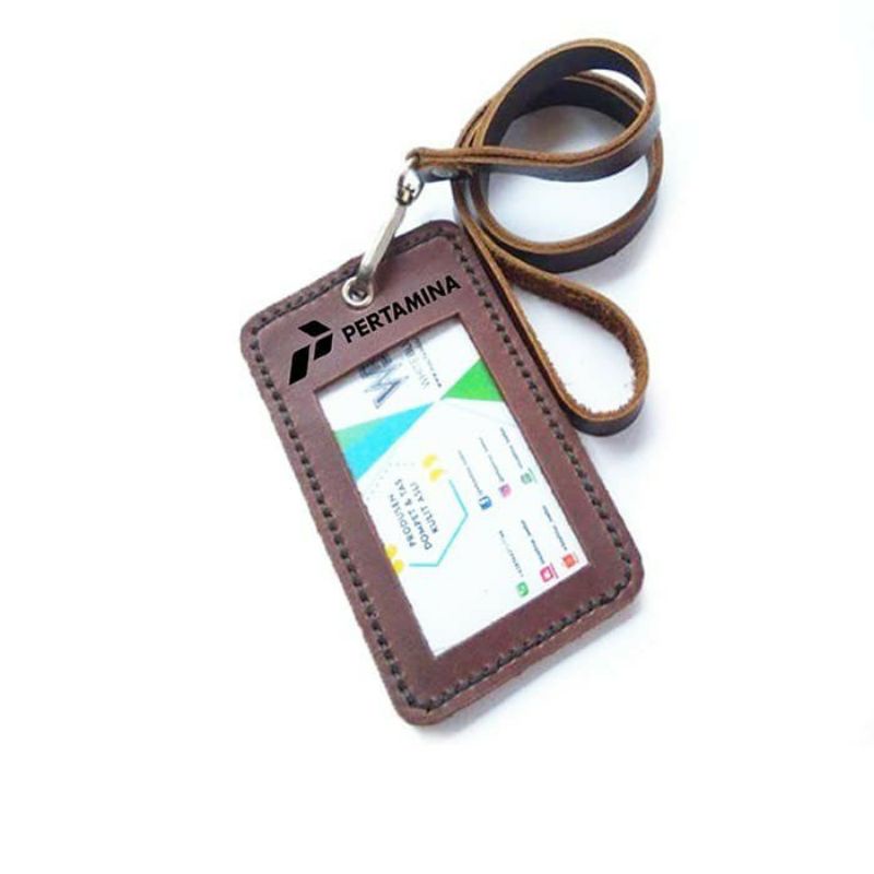 

Name Tag Id Kulit Asli Logo Pertamina + Tali Logo Pertamina