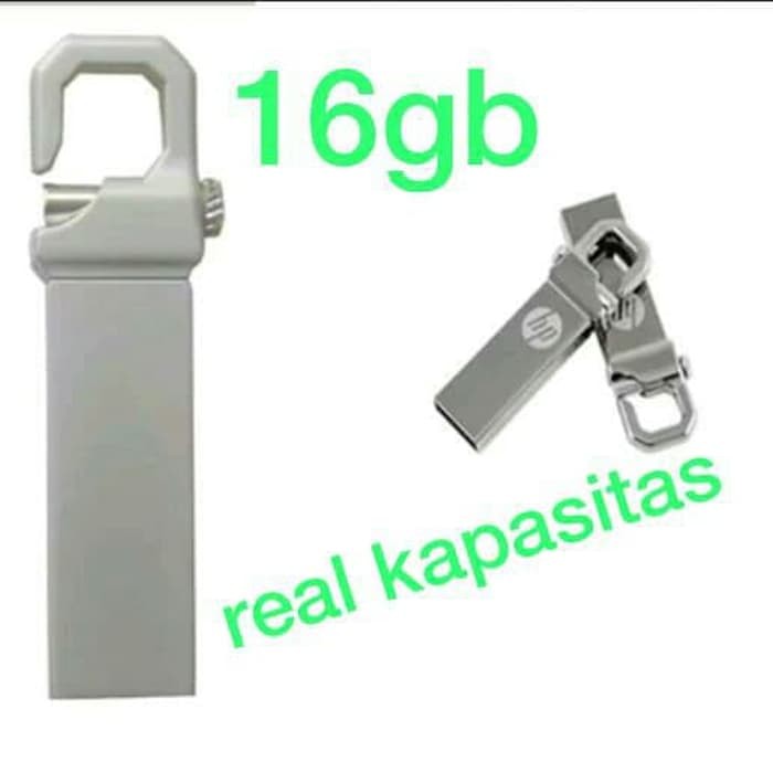 Flashdisk besi polos 4gb 8gb 16gb 32gb real kapasitas / usb metal polos 16gb