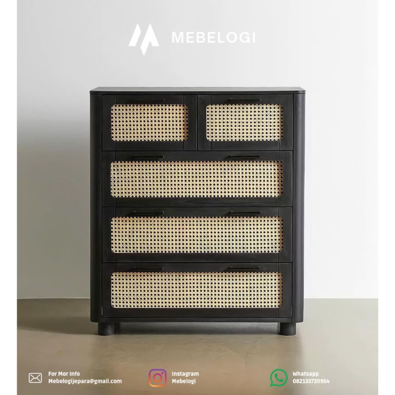 LEMARI PENYIMPANAN RETRO KAYU JATI / LEMARI KECIL / CABINET KAYU JATI