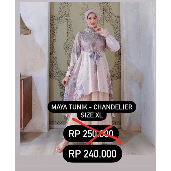 maya tunik- vanilla hijab