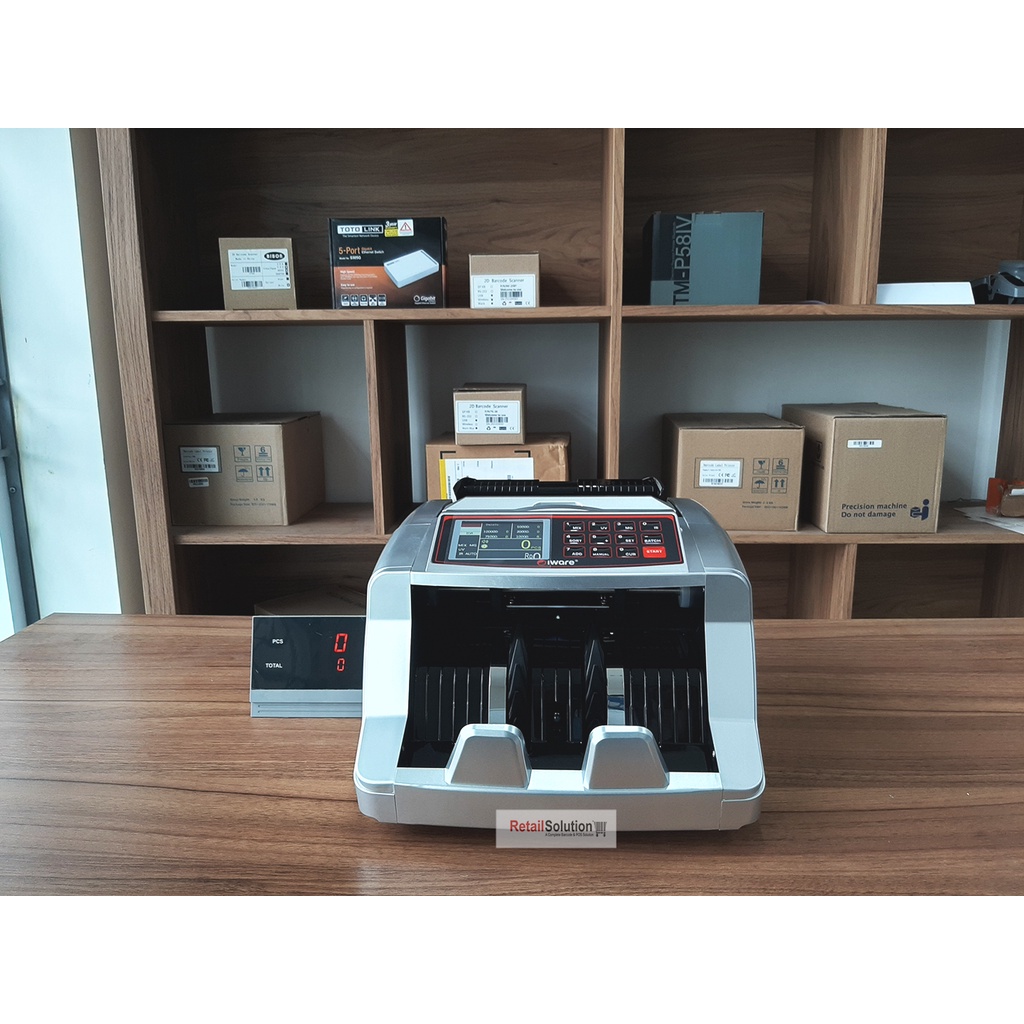 Money Counter Penghitung Uang UV MG IR DD - IWARE MC88V / MC-88V