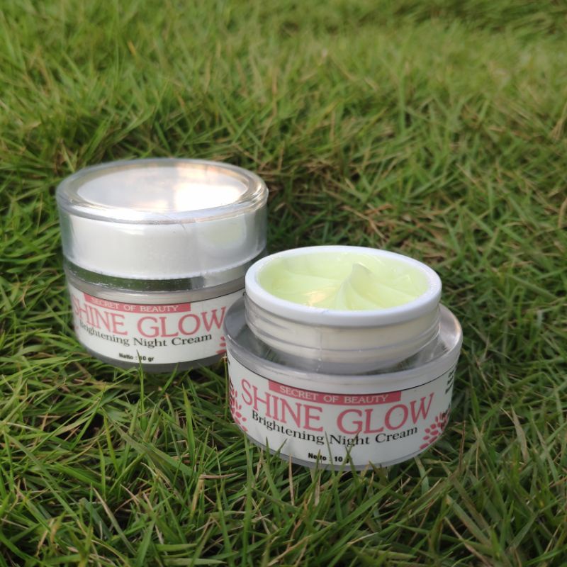 [GROSIR] Krim Malam SHINE GLOW / Brightening Night Cream SHINE GLOW / Fast Glow Shiny / Glow up