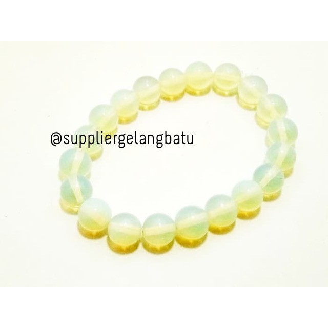 gelang batu kalimaya banten terapi healing stone 6 - 14mm ready stok fashionita aksesoris kesehatan