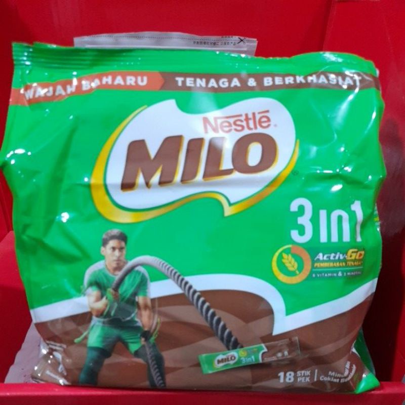 

milo sachet inport 3in1 malaysia