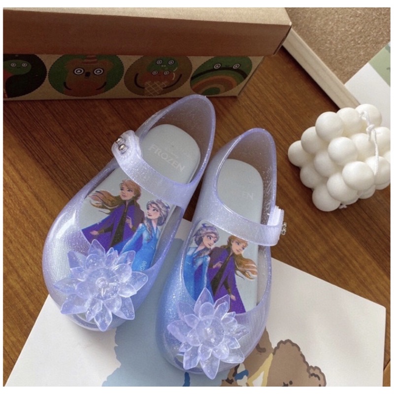 Sepatu jelly anak mini melissa frozen import kids