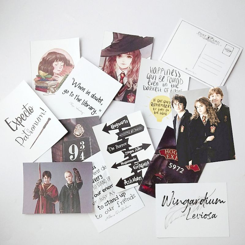 

HARRY POTTER Mini Postcard (kartu pos / kartu ucapan)