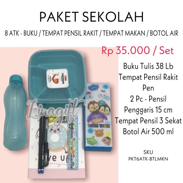 

Terlaris Paket alat tulis sekolah lengkap - PKT6ATK-BTLMKN