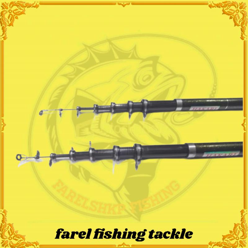 joran carbon telescopic hakari swarpas 360cm 400cm