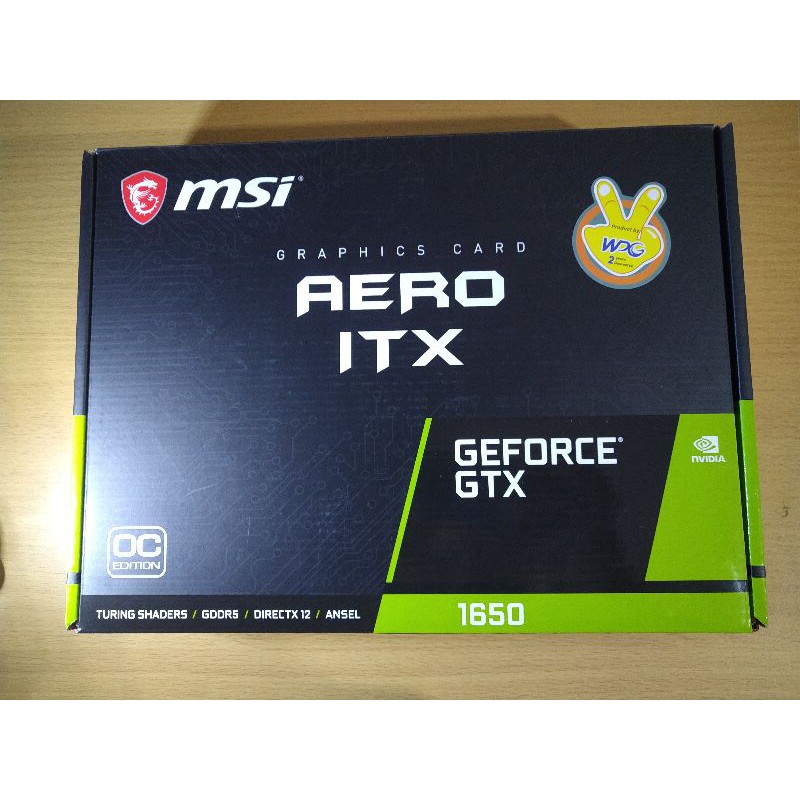 NVIDIA GEFORCE GTX 1650 - MSI AERO ITX OC