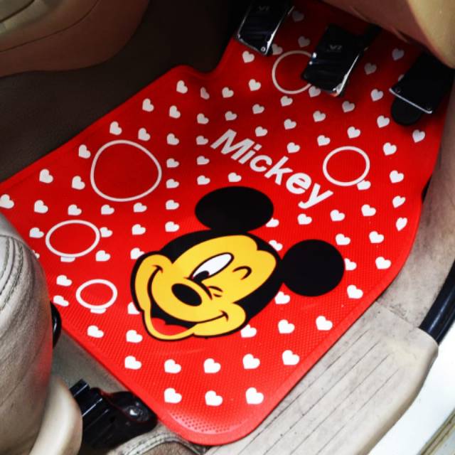 KARPET MOBIL MICKEY MOUSE