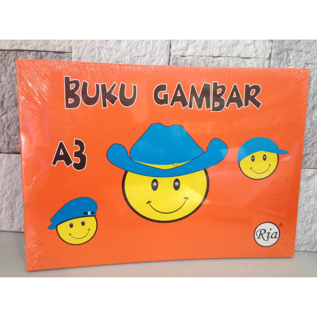  Buku  Gambar  Drawing Book RIA A3  Shopee Indonesia