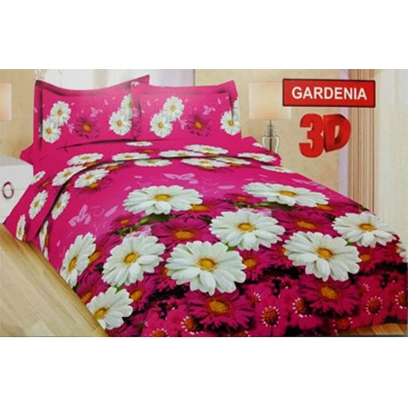 Bonita Disperse Sprei KING B2 Motif GARDENIA 3D - 180 x 200 cm