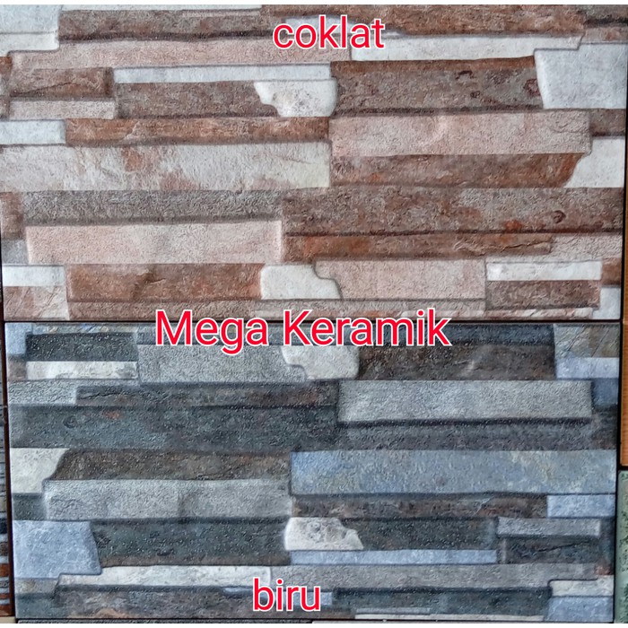 Gambar Keramik Dinding Motif Batu Alam Denah 3841