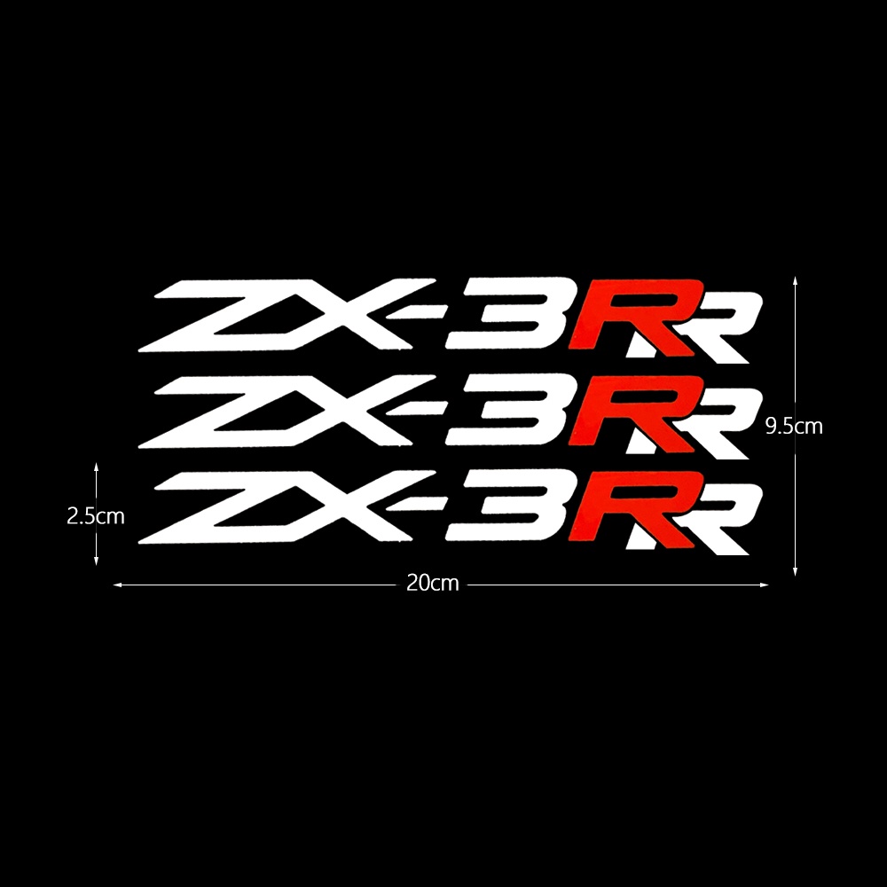 1 Set Stiker Reflektif Kawasaki Tahan Air Untuk Dekorasi Body Motor ZX-3RR ZX-4RR ZX-6RR ZX-10RR ZX-25RR