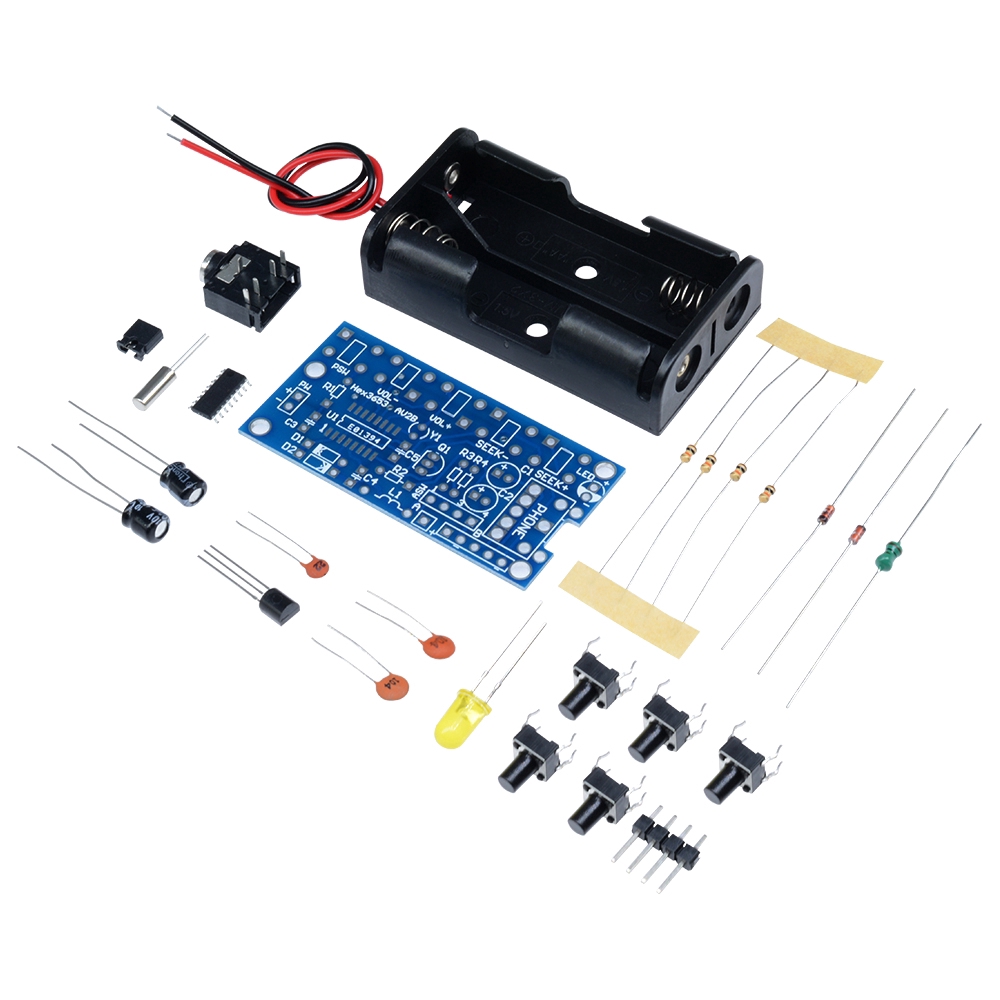 Modul Pcb Penerima Radio Fm Stereo Nirkabel Diy 76mhz-108mhz