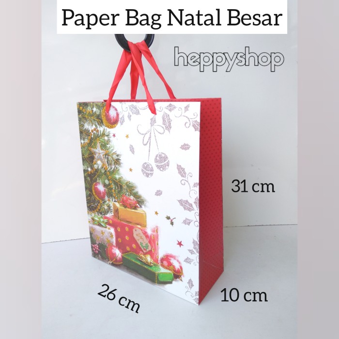 

Paper Bag Natal Besar, Paper Bag Merry Christmas