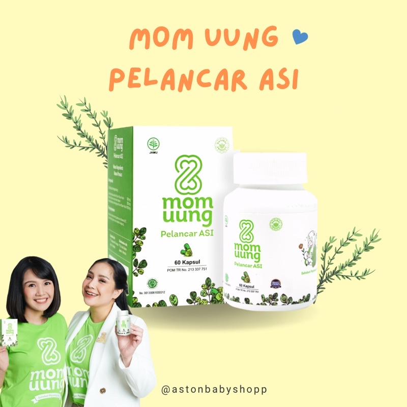 Mom uung Asi Booster 30 caps / 60 caps Mom Uung Pelancar Asi