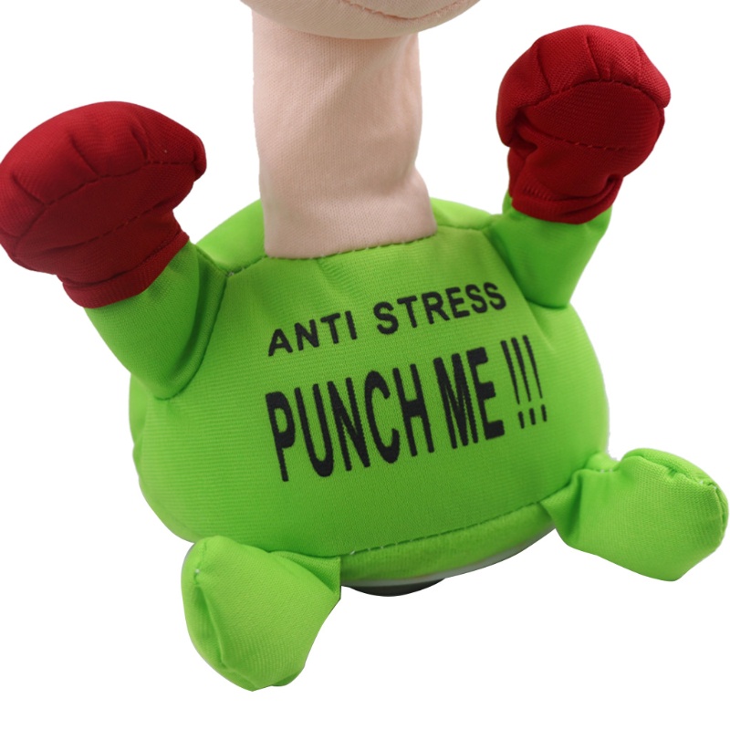 Mary Mainan Punch Me Multi Warna Stuffed Plush Elektrik Untuk Mainan Boneka 5.12x3.15x9.06inc