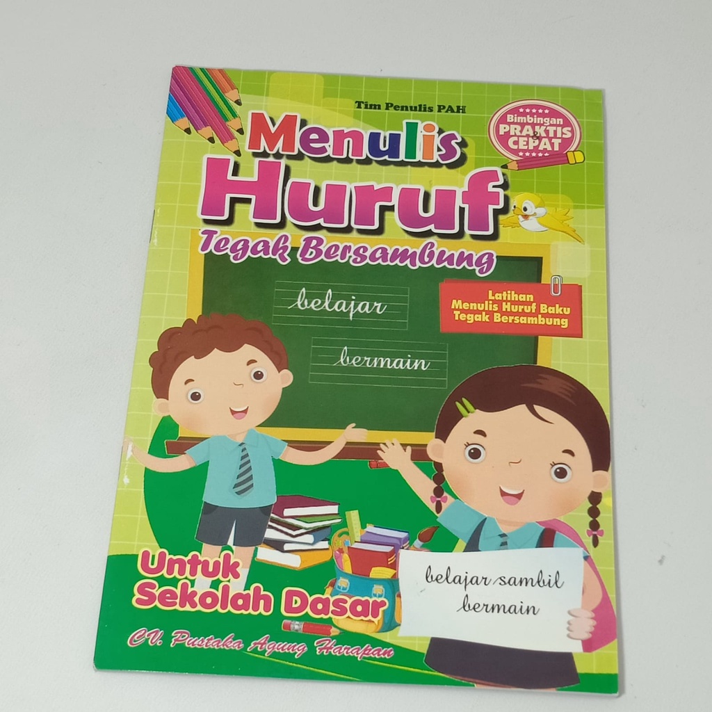 

Menulis Tegak Bersambung - Buku Pintar Menulis Sambung Huruf Anak