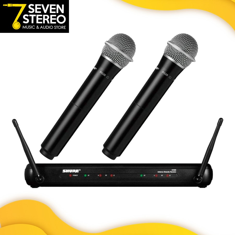 Shure SVX288/PG28 Dual Handheld Microphone Wireless System