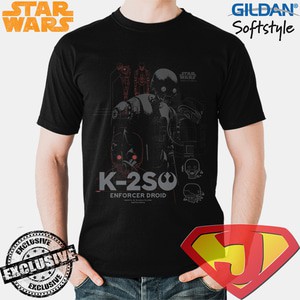 Kaos Star Wars Original Gildan - K-2SO Enforcer Droid