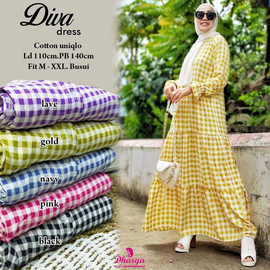 ALFAZZA / DIVA DRESS BY ALFAZZA BESTSELLER/ LILAC /KATUN KOTAK PREMIUM / AIZE JUMBO FIT TO XXL BUSUI