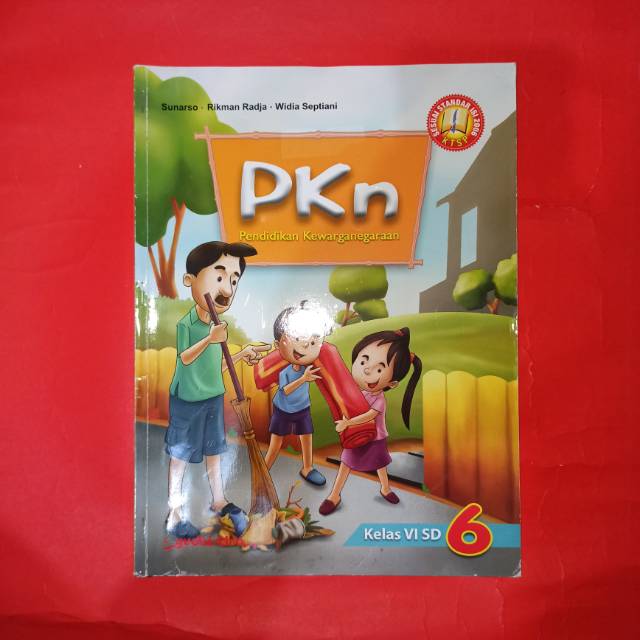 Buku pelajaran PKn SD kelas 6 sunarso