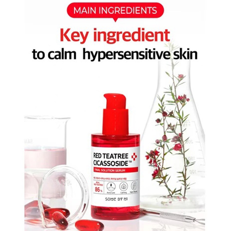 [PROMO SPESIAL] SOME BY MI RED TEATREE CICASSOSIDE FINAL SOLUTION SERUM 50ml 100% ORI KOREA SOMEBYMI