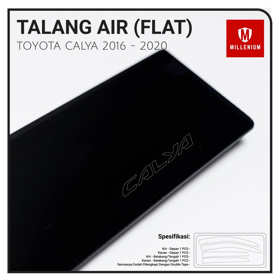 TALANG AIR PINTU MOBIL TOYOTA CALYA 2016 - 2022 MODEL FLAT