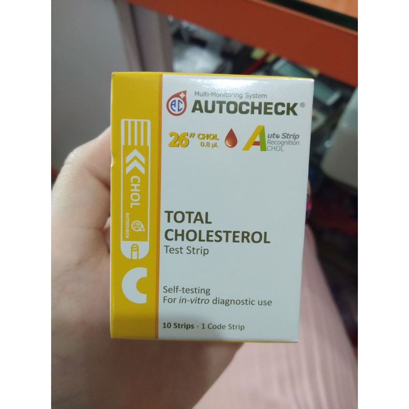 STIK STRIP KOLESTROL AUTOCHECK TOTAL CHOLESTEROL REFILL KOLESTEROL AUTO CHECK TEST CHOLESTROL