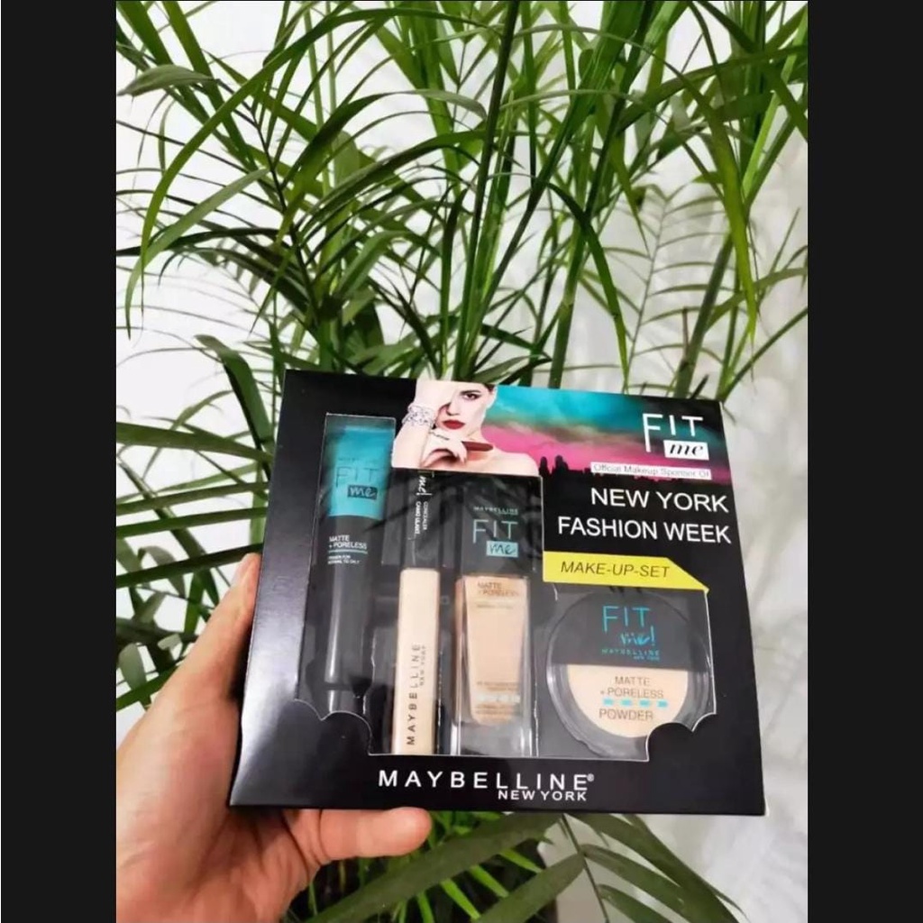 Maybelline Fit Me Set Foundation 4in1 - 3in1 - 2in1- 2in Super Stay