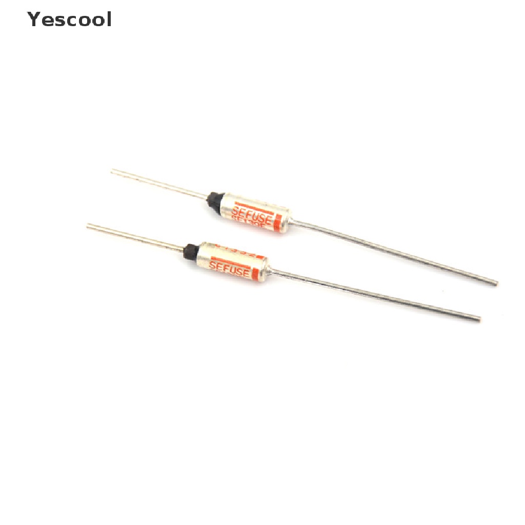 NEC Yescool 5pcs SF139E Sefuse Sekring Thermal 142°C 142 Celcius Derajat 10A 250V