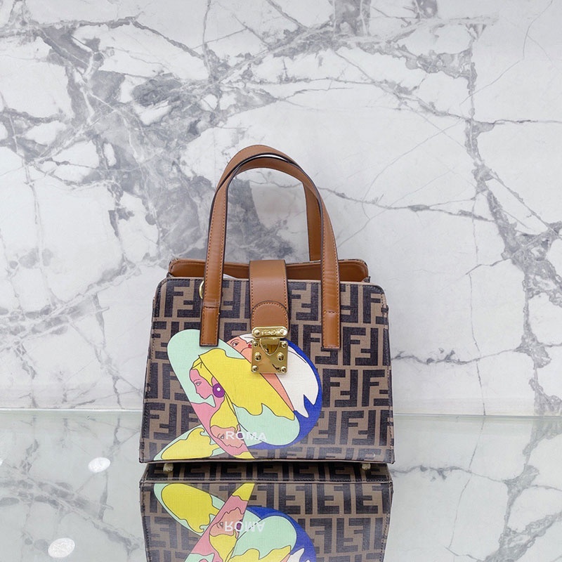 original Fendi Spring/Summer Collection Sunshine Shopper Sunshine Tote Bag