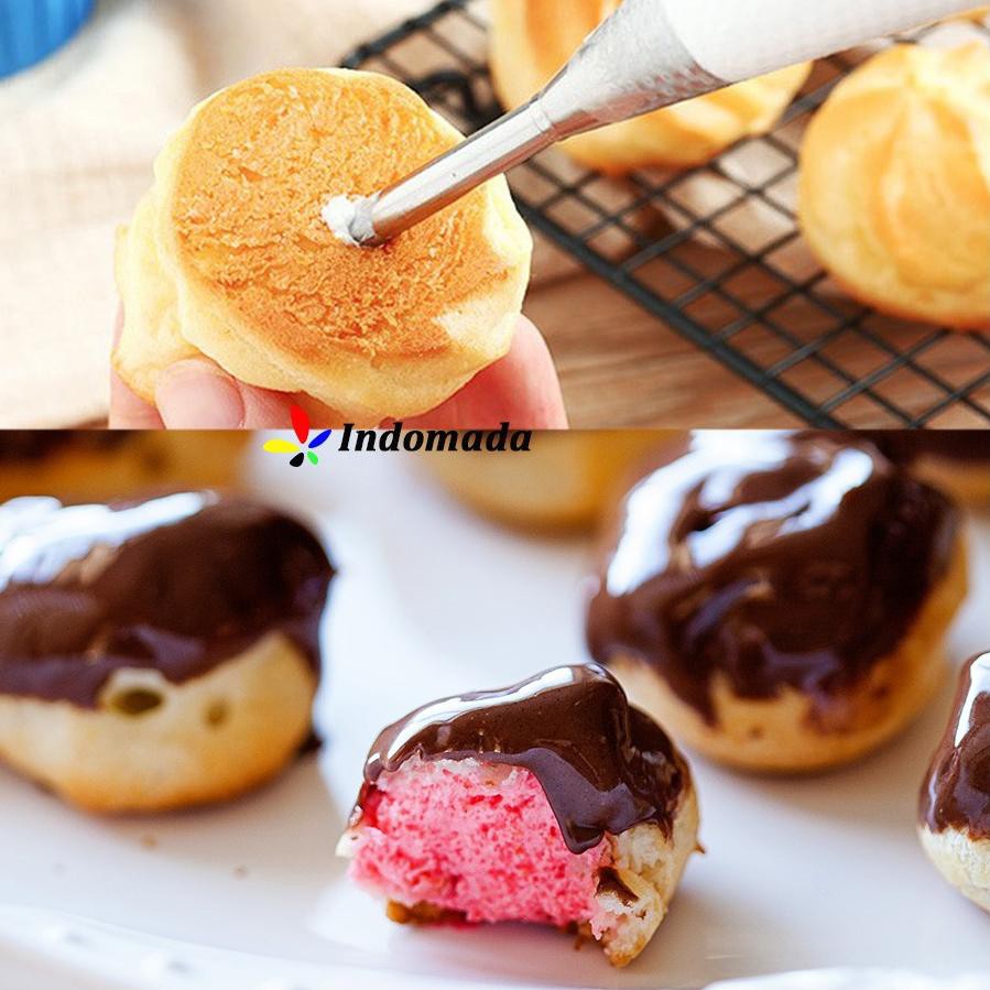 ♏ Indomada Spuit Filling Alat Isian Krim Kue Soes Sus Selai Eclair Icing Cream Puff Injector Filling